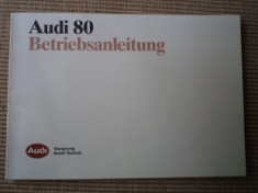 audi 80 betriebsanleitung vorsprung durch technik carte tehnica auto hobby foto