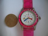 Ceas dama/adolescenti original CALYPSO Quartz 2001 Electronic roz aproape nou, Analog, Fashion, Inox