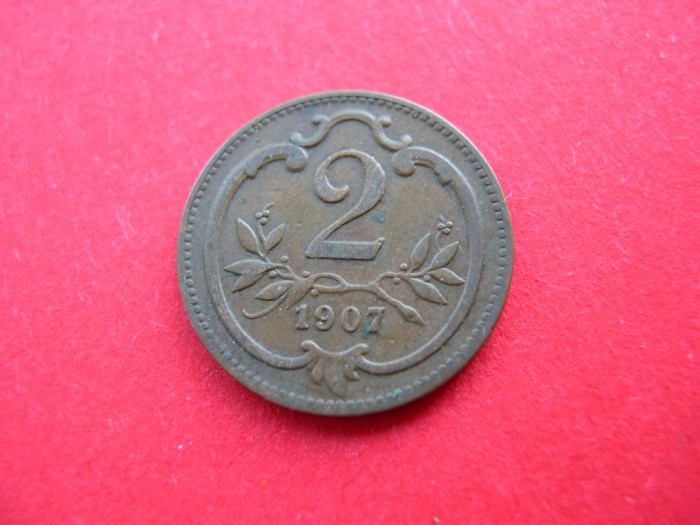 Austria 2 heller 1907