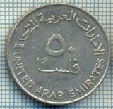 3245 MONEDA - EMIRATELE ARABE UNITE - 50 FILS - anul 1984 (1404) ? -starea care se vede