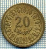 3137 MONEDA - TUNISIA - 20 MILLIM - anul 1960 (1380) -starea care se vede