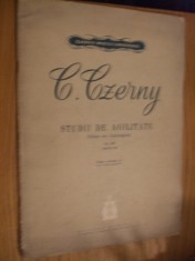 STUDII DE AGILITATE Op. 299 * Caietul III - Carl Czerny -1959. 22 p.; 1320 ex.