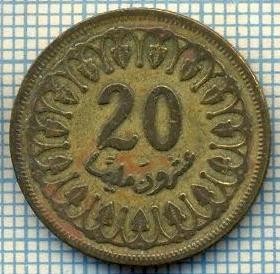 3135 MONEDA - TUNISIA - 20 MILLIM - anul 1960 (1380) -starea care se vede