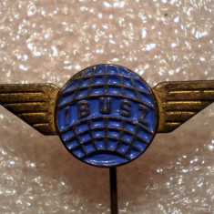 I.281 INSIGNA STICKPIN AUTO UNGARIA IBUSZ 28mm