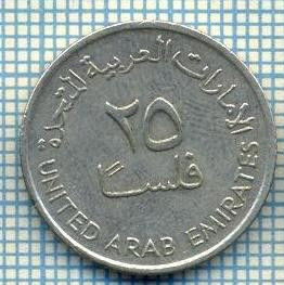 3251 MONEDA - EMIRATELE ARABE UNITE - 25 FILS - anul 1989 (1409) ? -starea care se vede foto