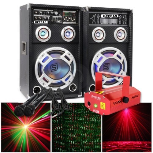 SISTEM 2 BOXE ACTIVE/AMPLFICATE CU MIXER INCLUS,MP3 PLAYER STICK SI CARD,ORGA LUMINI DUPA SUNET,RADIO+2 MICROFOANE BONUS+LASER PROIECTOR DISCO. SISTEM 2 BOXE ACTIVE/AMPLFICATE CU MIXER INCLUS,MP3 PLAYER STICK SI CARD,ORGA LUMINI DUPA SUNET,RADIO+2 MICROFOANE BONUS+LASER PROIECTOR DISCO.