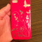 Husa / Carcasa Iphone 5 cu modele florale rosie