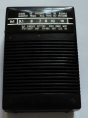 Aparat radio de buzunar Grundig Micro Boy 300 - anii &amp;#039;70 - portabil , functional , radio vechi , miniradio de colectie , vintage foto