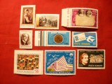 9 Serii Unicate 1974-1975 Aniversari - Romania