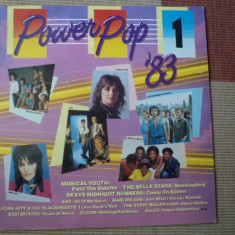 power pop vol 1 1983 disc vinyl lp selectii muzica pop rock various anii '80 VG+