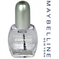 MAYBELLINE EXPRESS FINISH 50 SECOND NAIL COLOUR BAZA SI TOP COAT foto