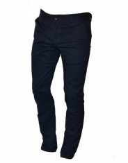 Pantaloni ZARA MAN - Bleumarin - Slim Fit Conici - Fashion Casual Office - Editie Limitata - LICHIDARE DE STOC foto