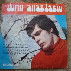 Dorin Anastasiu merci becaud disc single vinyl muzica usoara pop EDC 10107 VG+