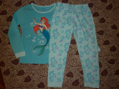Pijama Disney Mica Sirena 2 ani foto