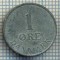 1941 MONEDA - DANEMARCA - 1 ORE - anul 1964 -starea care se vede