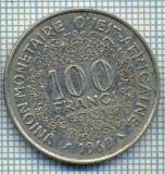 1933 MONEDA - STATELE AFRICANE DE VEST - 100 FRANCS - anul 1969 -starea care se vede