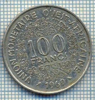 1933 MONEDA - STATELE AFRICANE DE VEST - 100 FRANCS - anul 1969 -starea care se vede foto