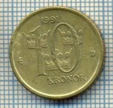 1944 MONEDA - SUEDIA - 10 KRONOR - anul 1991 -starea care se vede