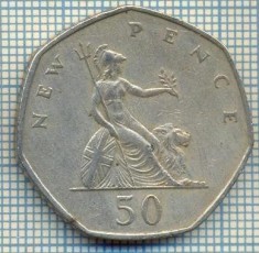 1981 MONEDA - MAREA BRITANIE - 50 PENCE - anul 1969 -starea care se vede