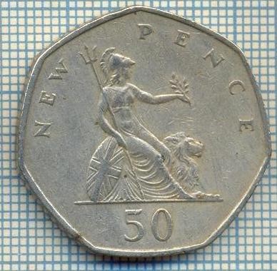 1981 MONEDA - MAREA BRITANIE - 50 PENCE - anul 1969 -starea care se vede foto