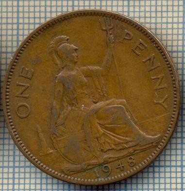 1958 MONEDA - MAREA BRITANIE - 1 PENNY - anul 1948 -starea care se vede foto