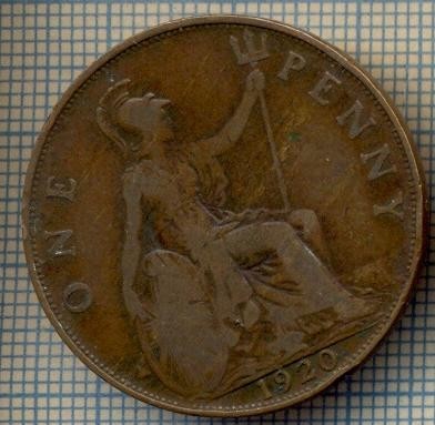 1957 MONEDA - MAREA BRITANIE - 1 PENNY - anul 1920 -starea care se vede foto