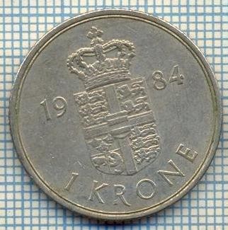 1939 MONEDA - DANEMARCA - 1 KRONE - anul 1984 -starea care se vede foto