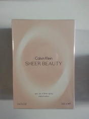 Vand parfum original Calvin Klein Sheer Beauty 100ml foto