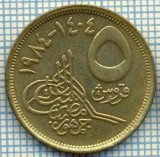 2064 MONEDA - ARAB REPUBLIC (EGYPT)- 5 PIASTRES - anul 1984(1404) ? -starea care se vede