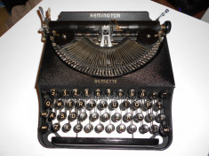 Masina de scris Americana veche,antique,antik,vintage,marca REMINGTON REMETTE foto