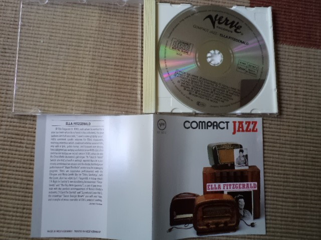 ella fitzgerald cd disc muzica jazz blues soul compilatie verve records 1987 VG+