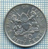 2213 MONEDA - KENIA - 50 CENTS - anul 1980 -starea care se vede