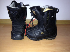 BUTI BOOTS SNOW NITRO VALKYRIE, MARIME 38, 24.5 CM , NOI !!! foto