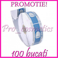 Sabloane constructie unghii false set 100 bucati IBD set kit unghii gel uv PROMOTIE ! foto