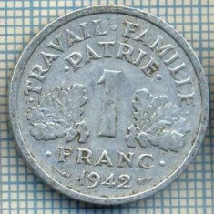 2146 MONEDA - FRANTA - 1 FRANC - anul 1942 -GUVERNUL DE LA VICHY -starea care se vede