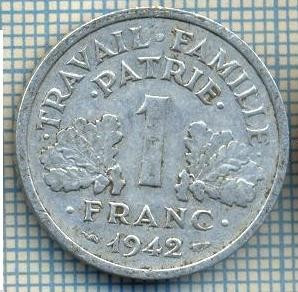 2146 MONEDA - FRANTA - 1 FRANC - anul 1942 -GUVERNUL DE LA VICHY -starea care se vede foto