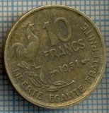 2148 MONEDA - FRANTA - 10 FRANCS - anul 1951 -starea care se vede