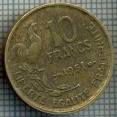 2148 MONEDA - FRANTA - 10 FRANCS - anul 1951 -starea care se vede