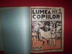 Lumea copiilor(nr.1-25/an 1922-G.Filip foto