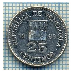 2230 MONEDA - VENEZUELA - 25 CENTIMOS - anul 1989 -starea care se vede