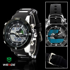 Superb Ceas Weide,model NOU,dual Display(Analog si Digital) Rezistent la Apa 30 Metri foto