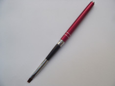 Pensula profesionala detasabila pentru constructie unghii cu Gel UV cu capac Nr. 06 foto