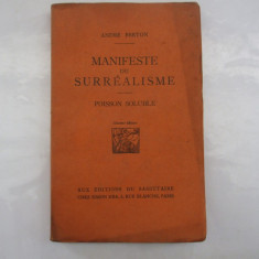 Andre Breton Manifeste du Surrealisme 1924 Paris