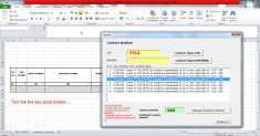 Aplicatie macro Excel - Formular comanda cu adaugare produse din alta foaie foto