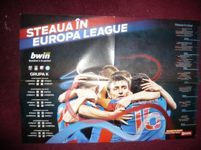 Poster -Steaua -Europa League ,grupa K foto