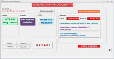 Program Gestiune stocuri de marfuri in magazia centrala (cantitativ) si magazine (valoric) foto