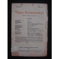 REVISTA VIATA ROMANEASCA - REVISTA LITERARA SI STIINTIFICA - MAIU NO 5 - 1927 ANUL XIX