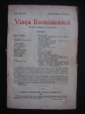 REVISTA VIATA ROMANEASCA - REVISTA LITERARA SI STIINTIFICA - FEBRUAR, MART NO 2, 3 - 1926 ANUL XVIII