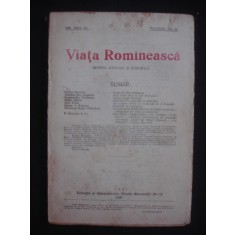 REVISTA VIATA ROMANEASCA - REVISTA LITERARA SI STIINTIFICA - DECEMBRE NO 12 - 1928 ANUL XX