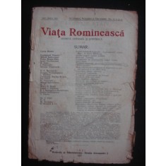 Revista Viata Romaneasca, anul XIX, nr. 10, 11, 12, Octombrie, Noiembrie... 1927